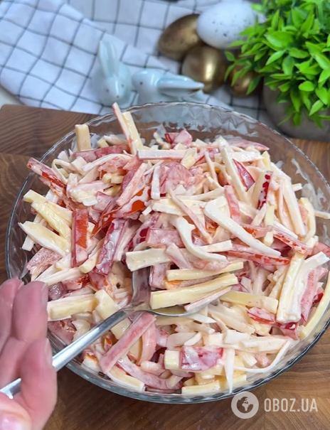 Ефектний салат "Червоне море" для святкового столу: як приготувати