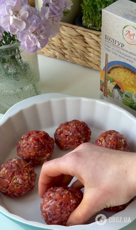 Лучше обычных котлет: как приготовить сочные тефтели с булгуром