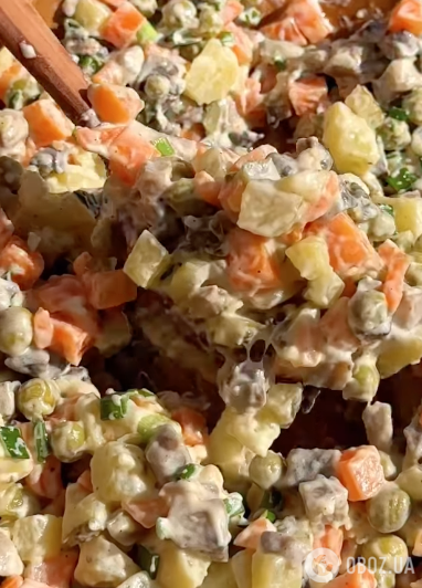Постный вкусный оливье с грибами: делимся легким рецептом