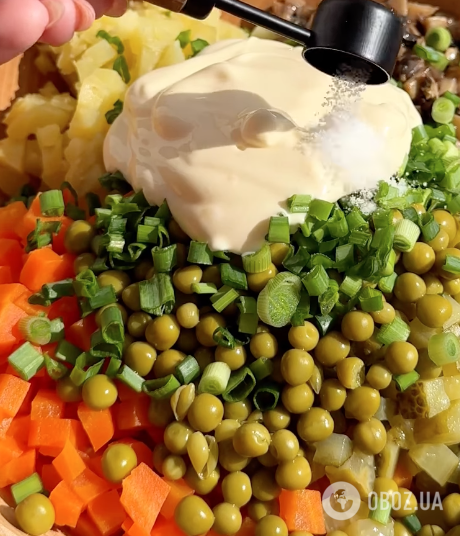 Постный вкусный оливье с грибами: делимся легким рецептом