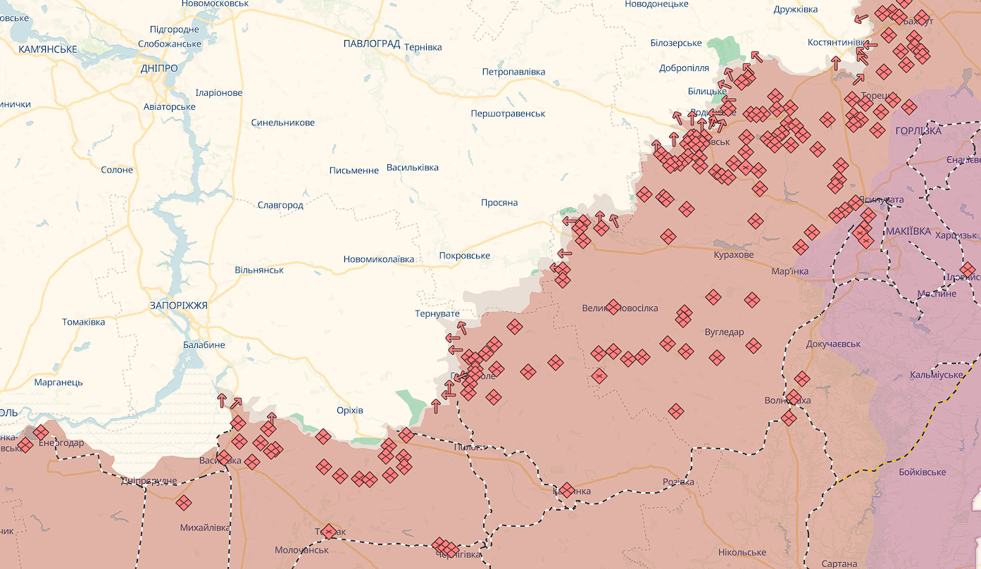 Сырский: ВСУ восстановили контроль над 480 кв. км на Днепропетровщине и Запорожье