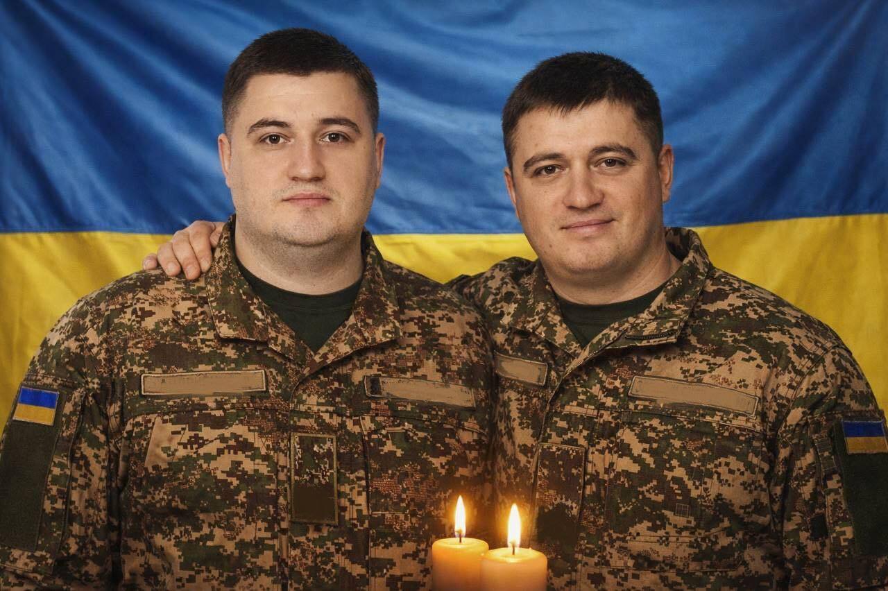 Родились и погибли в один день: на Житомирщине попрощались с двумя братьями-воинами. Фото