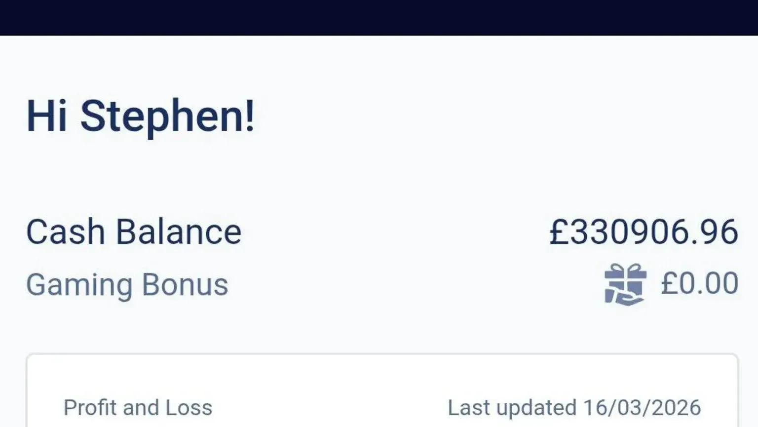 Сообщение о выигрыше Стивена Харви