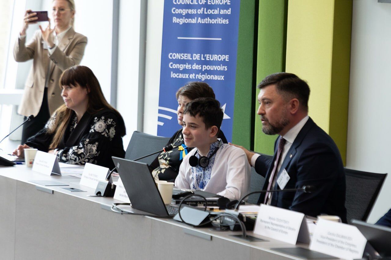 "Должны говорить правду вслух": в Совете Европы прозвучала история первого возвращенного из оккупации мальчика Ильи Матвиенко