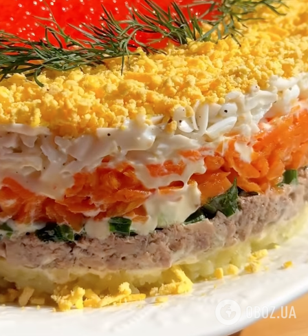 Салат "Королевская мимоза" для пасхального стола: делимся оригинальным рецептом