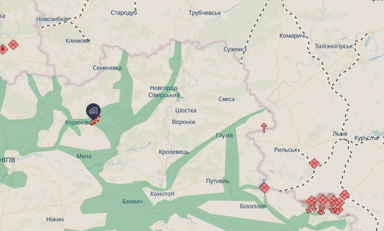 На Чернігівщині внаслідок обстрілів РФ пошкоджені енергооб'єкти: люди залишились без світла