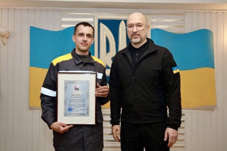 Шмыгаль наградил 36 энергетиков ДТЭК за прохождение самой сложной зимы