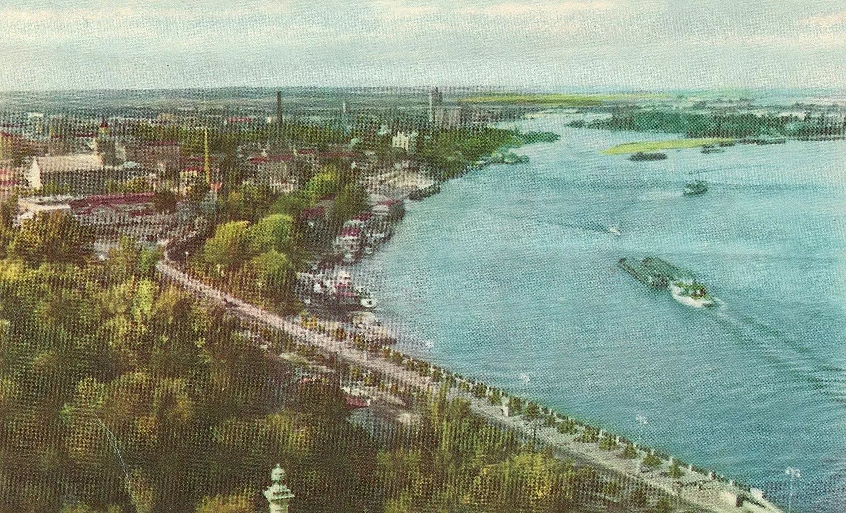 Утопали в зелени: как выглядели Почтовая площадь и Подол в Киеве в 1950-х годах. Фото и видео