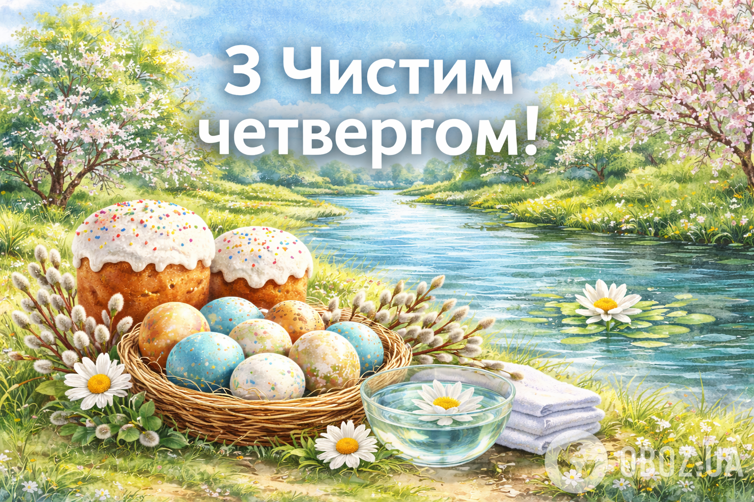 С Чистым четвергом: красивые поздравления и картинки: красивые поздравления и картинки