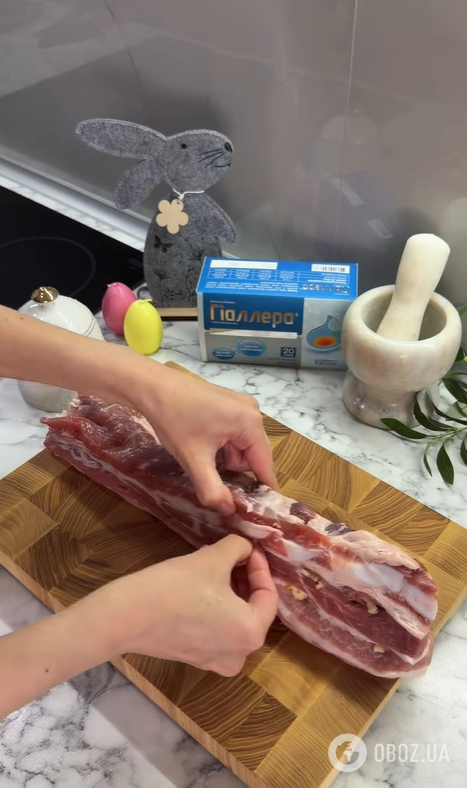 Як смачно запекти підчеревину в духовці: рецепт в рукаві