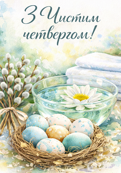 С Чистым четвергом: красивые поздравления и картинки: красивые поздравления и картинки