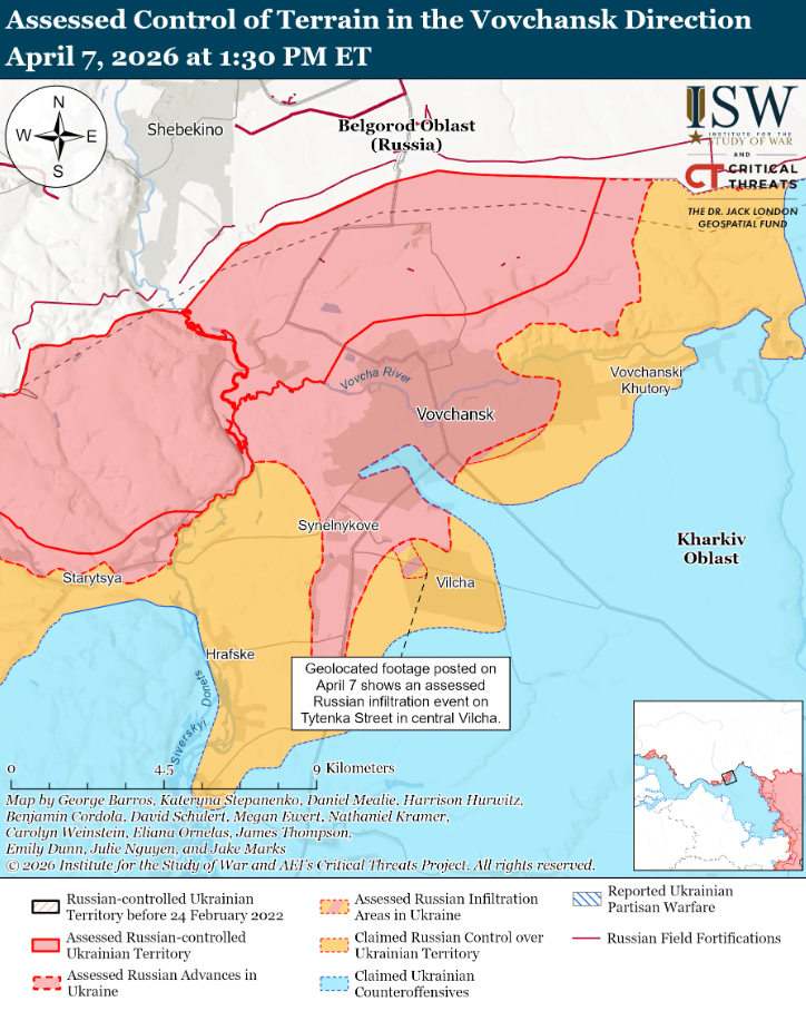 Украинские войска продвинулись на Славянском направлении – ISW