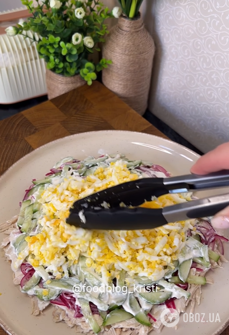 Праздничный салат "Гнездо глухаря": удивите гостей оригинальным блюдом