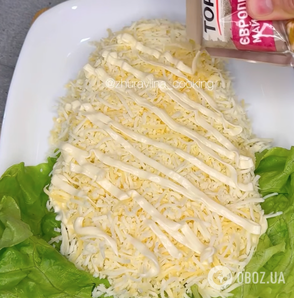 Вкусный салат "Пасхальное яйцо": понадобится минимум ингредиентов