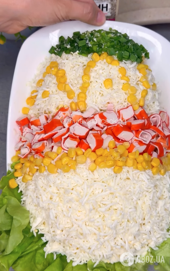 Вкусный салат "Пасхальное яйцо": понадобится минимум ингредиентов