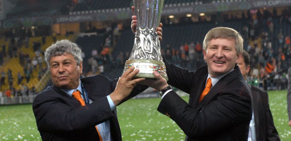 Появилось видео с Ринатом Ахметовым на похоронах Луческу. Видео