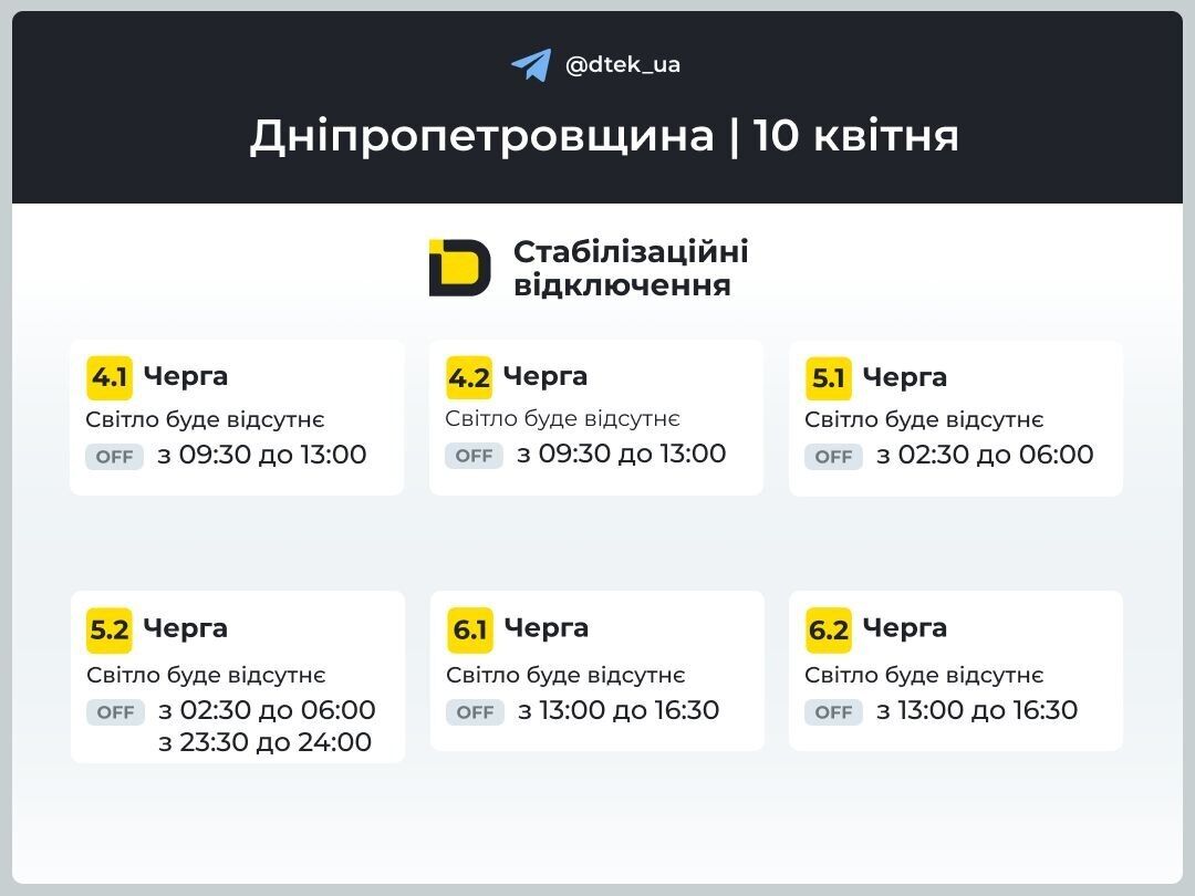 Світло відключатимуть навіть уночі: в Україні оголосили про цілодобові графіки