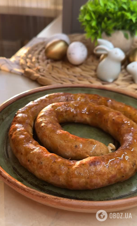 Домашня рублена ковбаса до Великодня: ділимось рецептом улюбленої страви