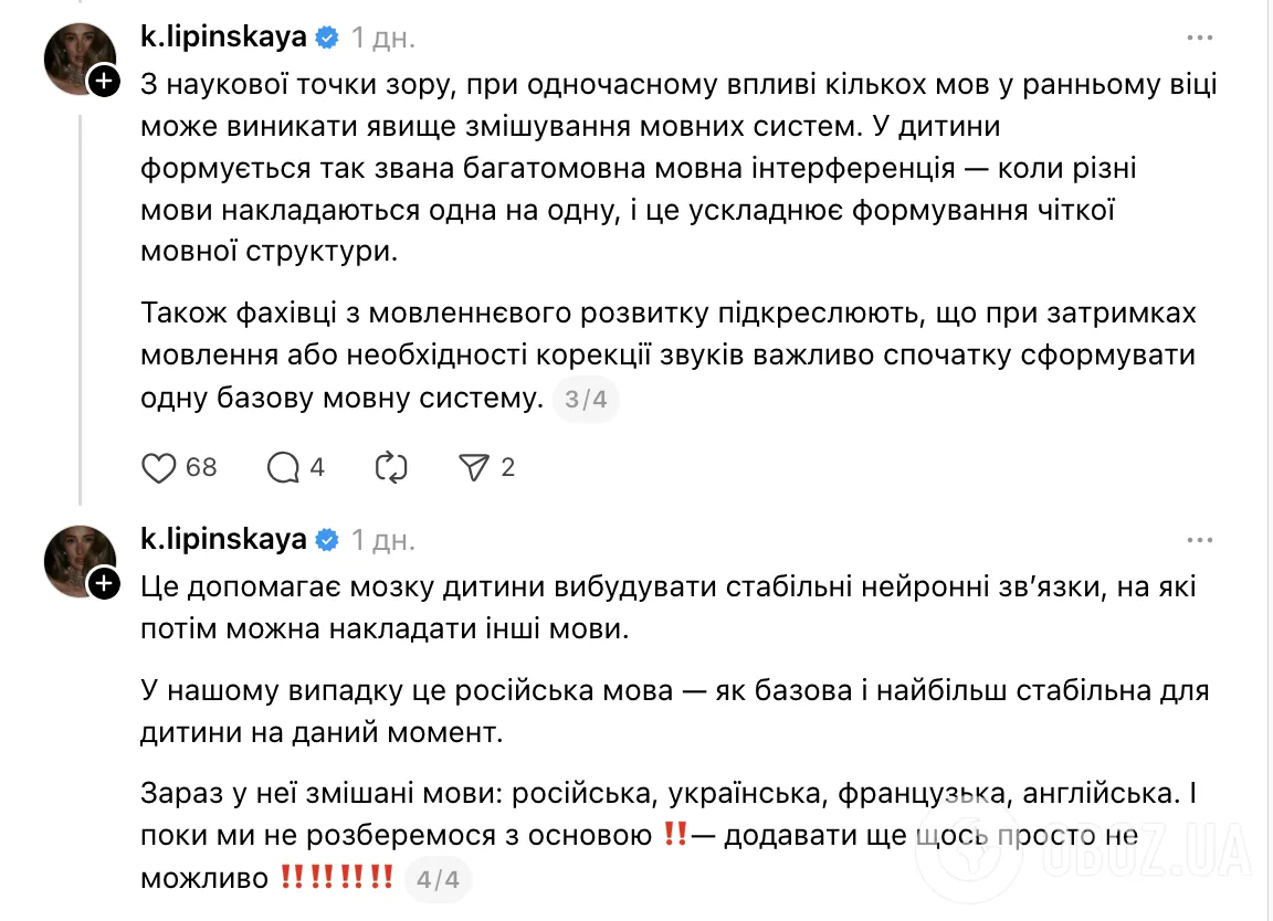 "Ребенок родился в Одессе. Ищу репетитора по русскому языку". В сети разгорелась бурная дискуссия из-за запроса менторки