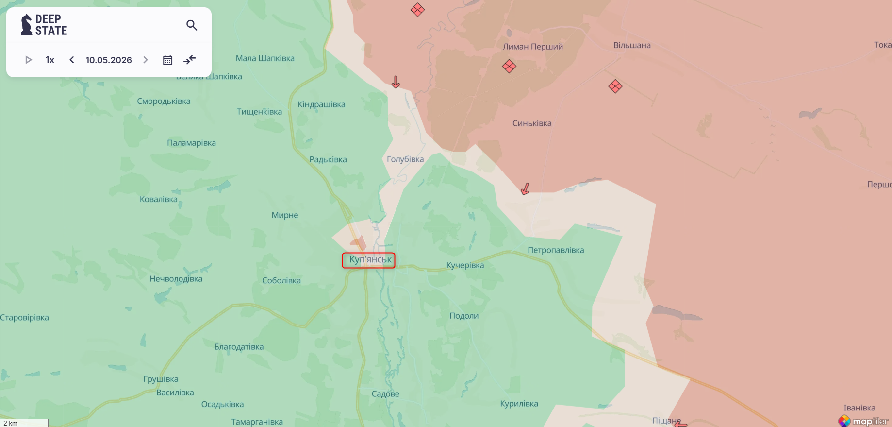 "Российские войска пытались заходить через Голубовку": Трегубов рассказал, есть ли захватчики в Купянске. Видео