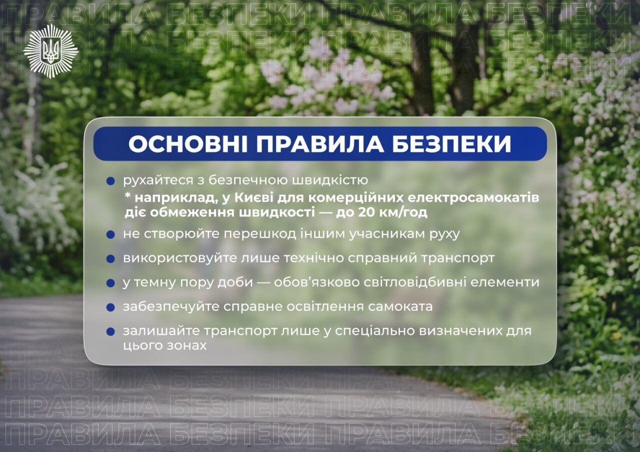 Безопасное движение начинается с ответственности: в полиции предупредили пользователей электросамокатов