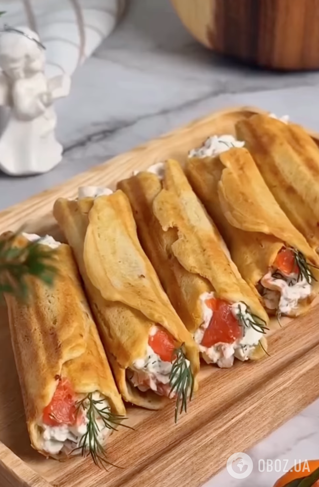 Хрустящие сырные трубочки с очень вкусной начинкой: делимся рецептом блюда для праздничного стола