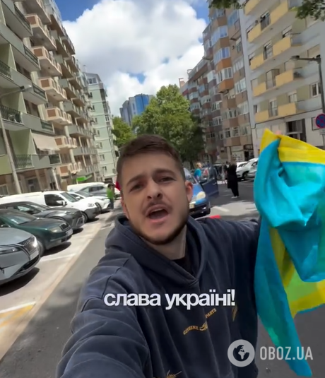 Украинец с флагом СССР потроллил "Бессмертный полк" на параде в Лиссабоне: реакция полиции удивила. Вирусное видео