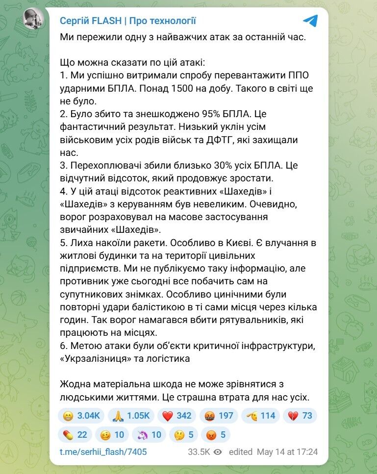 Перехоплювачі збили близько 30% усіх дронів: у Міноборони підбили підсумки дводенного російського обстрілу