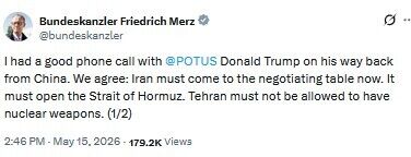 Мерц провів телефонну розмову з Трампом: які важливі теми обговорили