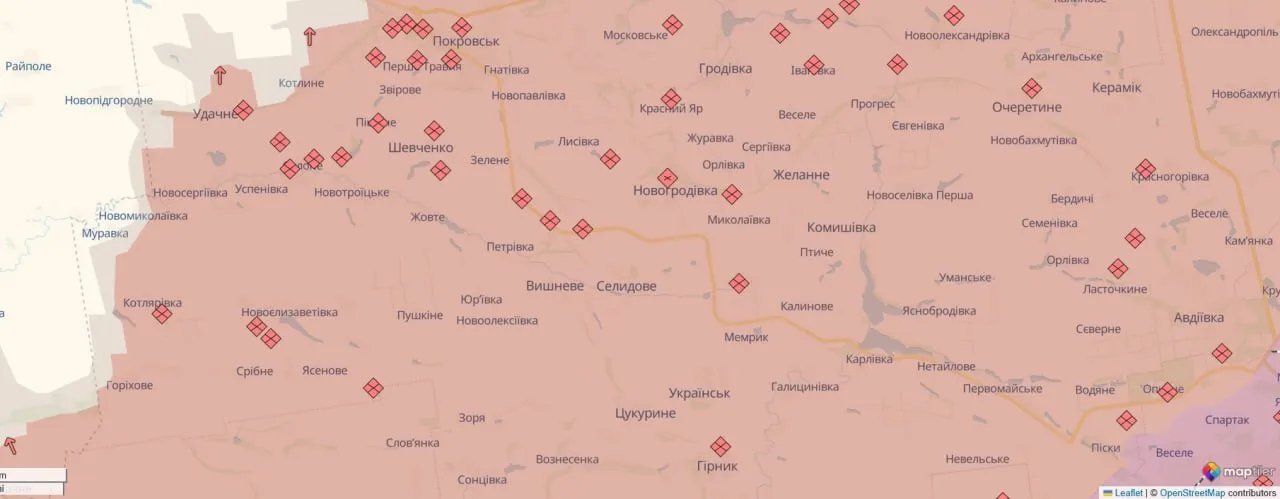Усього 20 км до Покровська: Сили оборони уразили логістичний вузол ворога біля Селидового