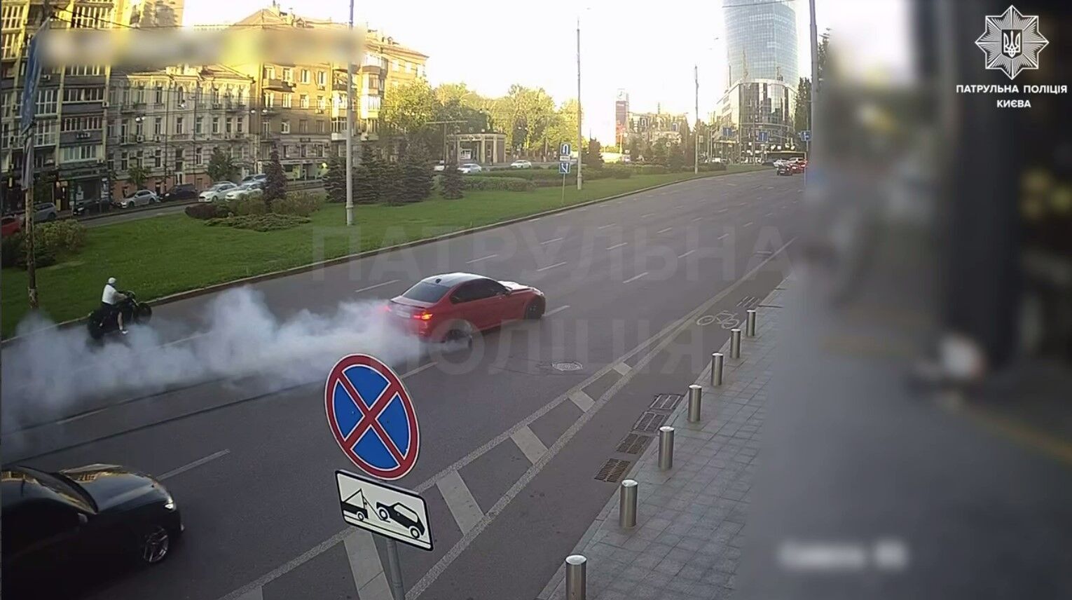 Водители BMW и Range Rover устраивали "гонки" в центре Киева и нарушали ПДД: как их наказали. Видео
