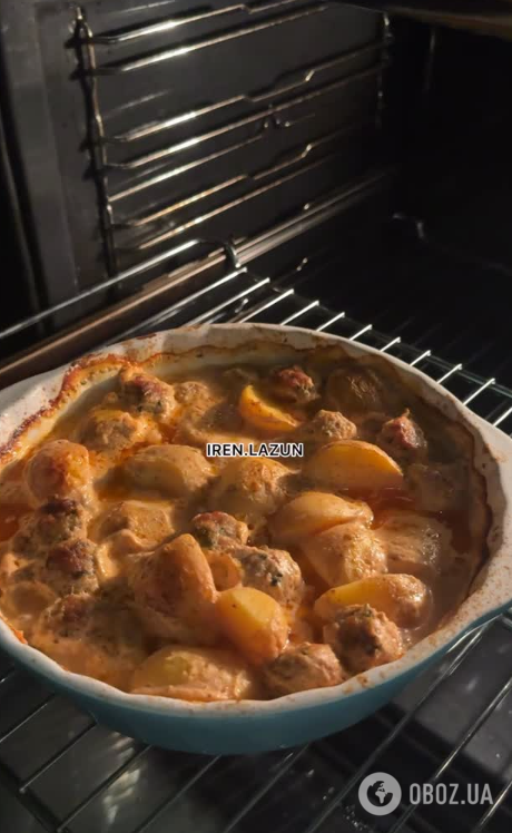 Как вкусно приготовить картофель с фрикадельками в духовке: идеальное блюдо для ужина