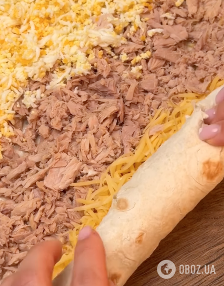 Закусочный рулет из лаваша с вкусной начинкой: делимся легким рецептом