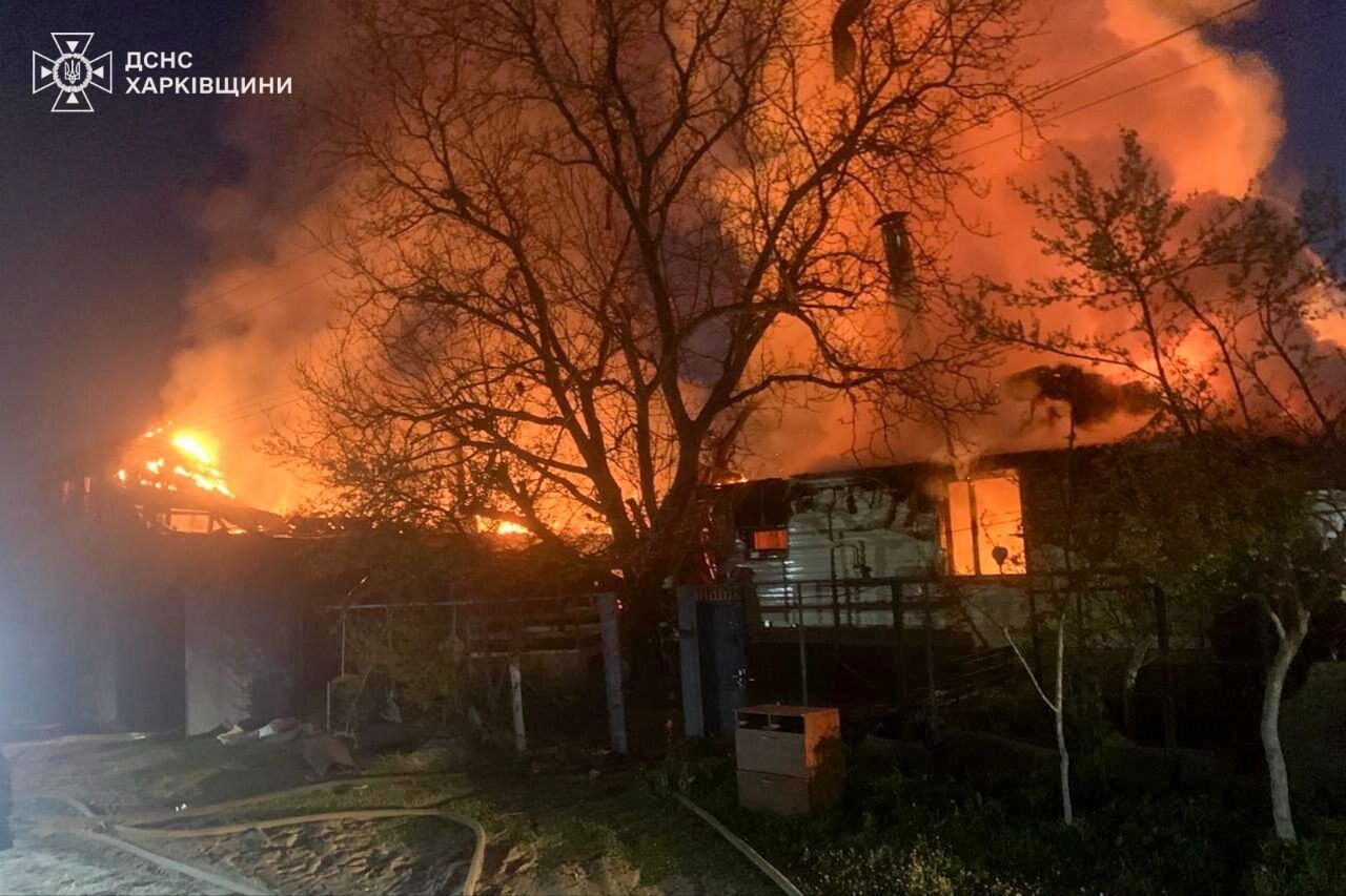 Росіяни вночі атакували Харківщину: зруйновано будинки, серед постраждалих – дитина. Фото