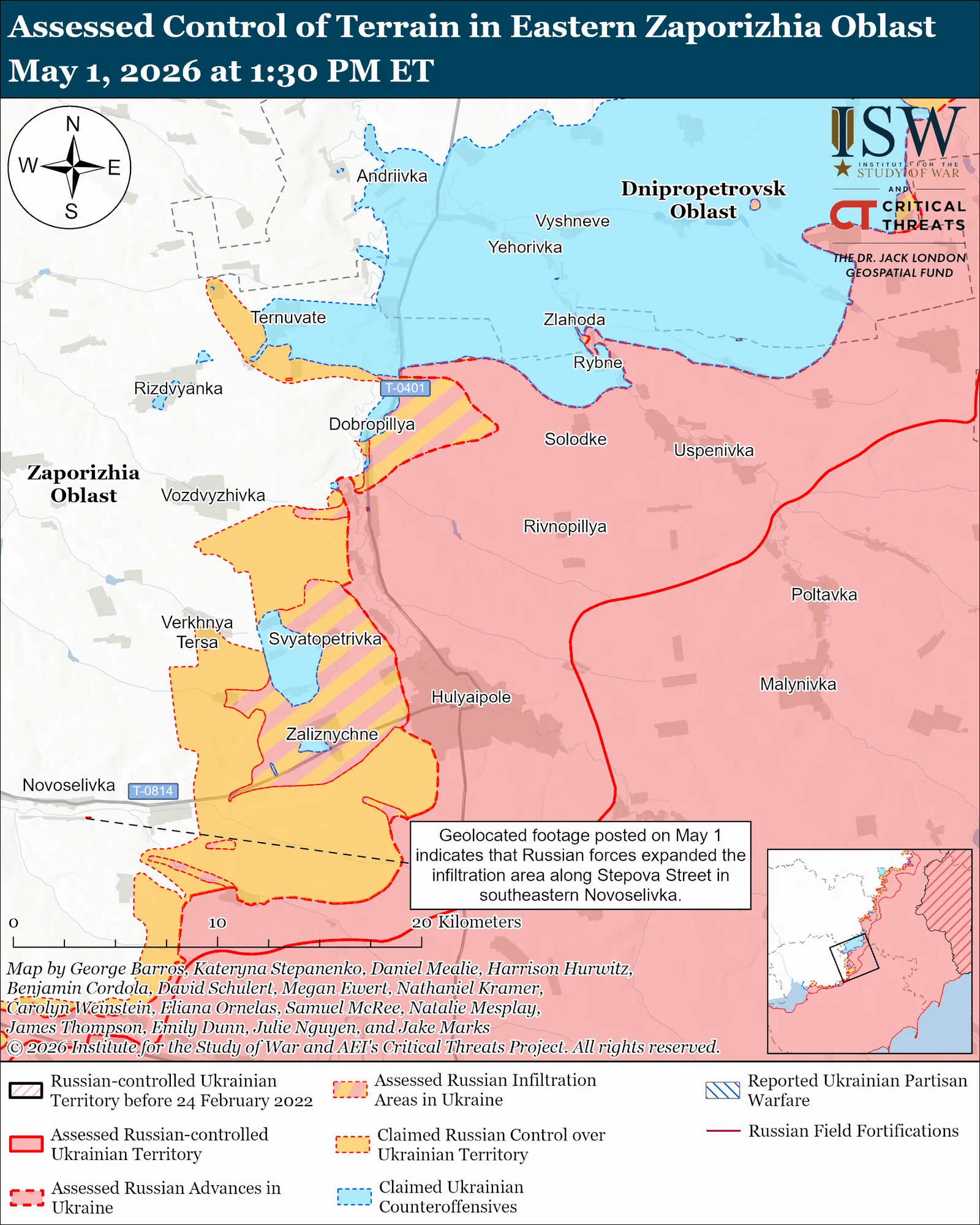 Украина и Россия обмениваются ударами: в ISW проанализировали ситуацию на Южном направлении