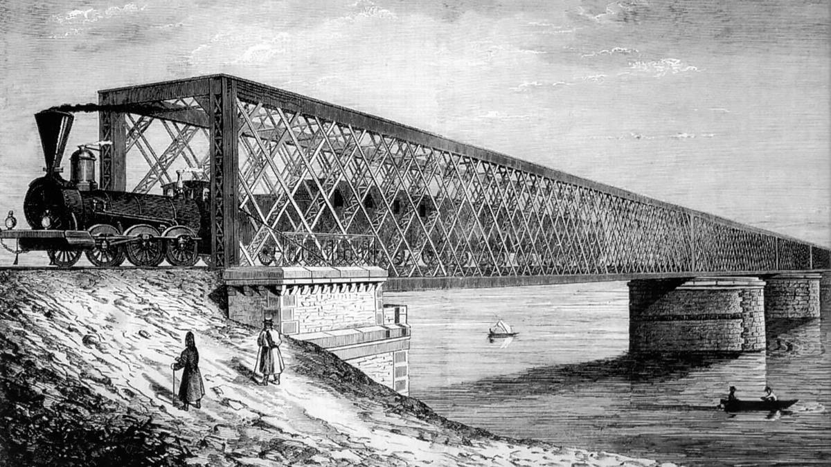 В Киеве существовал самый длинный железнодорожный мост Европы: история и фото уникального творения инженера Струве