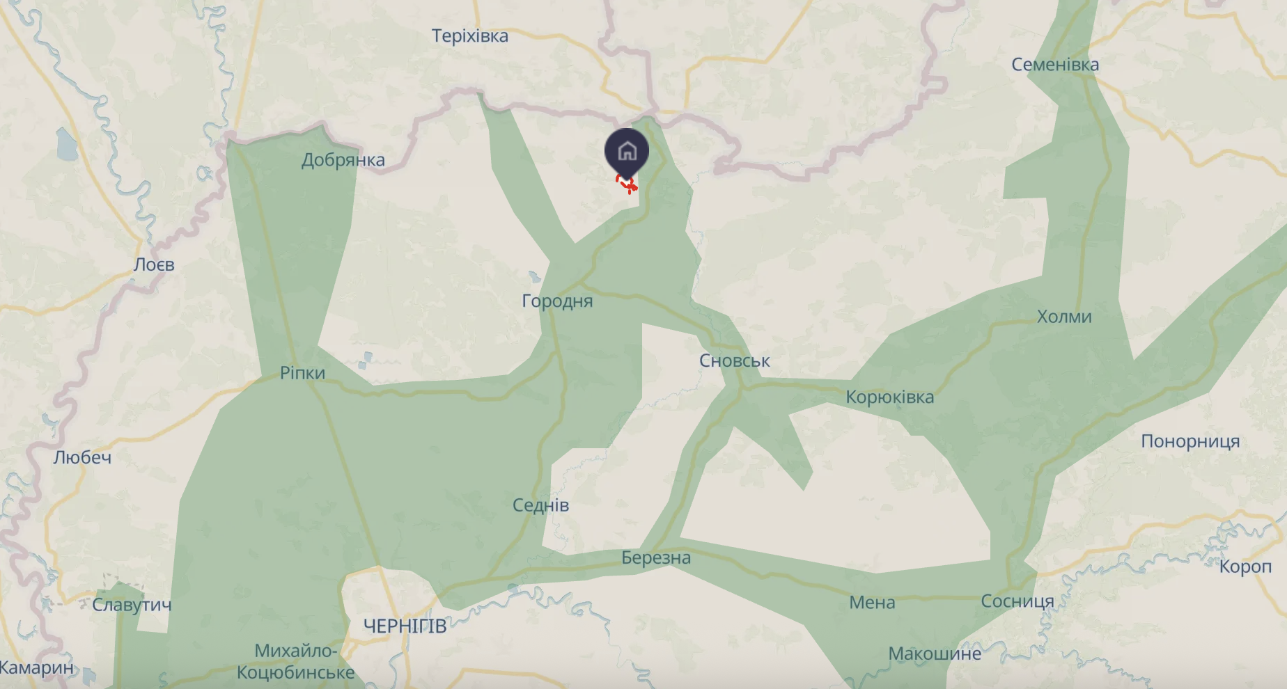 Вижили, бо пішли в гості: ворожі дрони знищили будинок багатодітної сім'ї на Чернігівщині