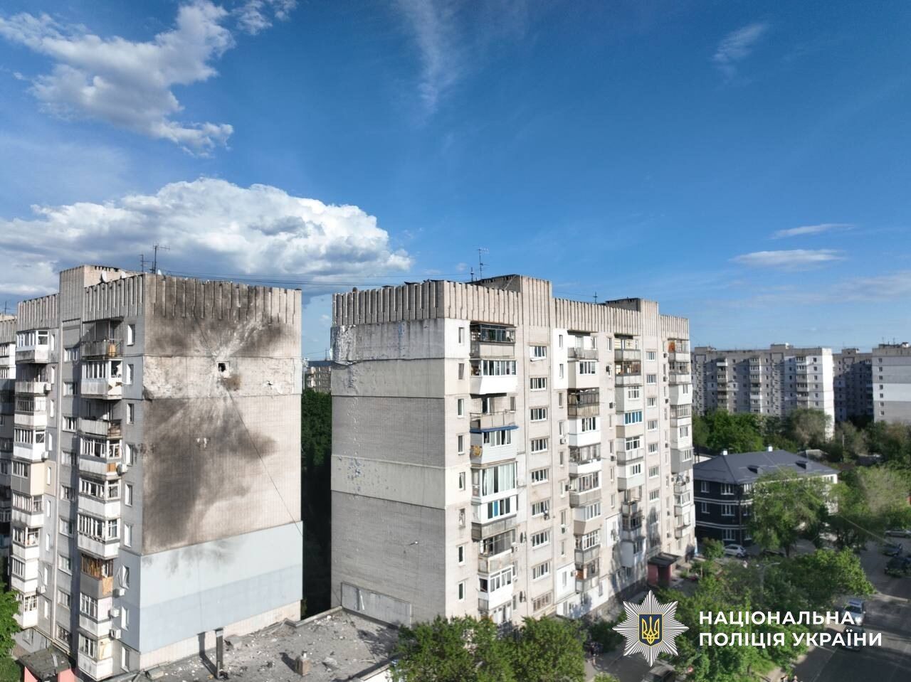 Россия атаковала Днепр "Шахедами": повреждены две многоэтажки, есть пострадавшие. Фото
