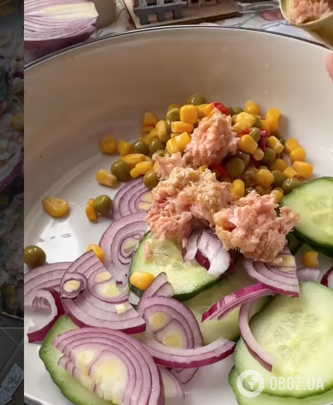 Полезный салат из овощей, зелени и тунца: делимся легким рецептом