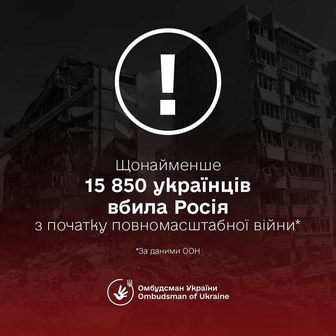 "Это сотни несбывшихся мечтаний, неотпразднованных дней рождений": Лубинец рассказал, сколько детей Россия убила в Украине