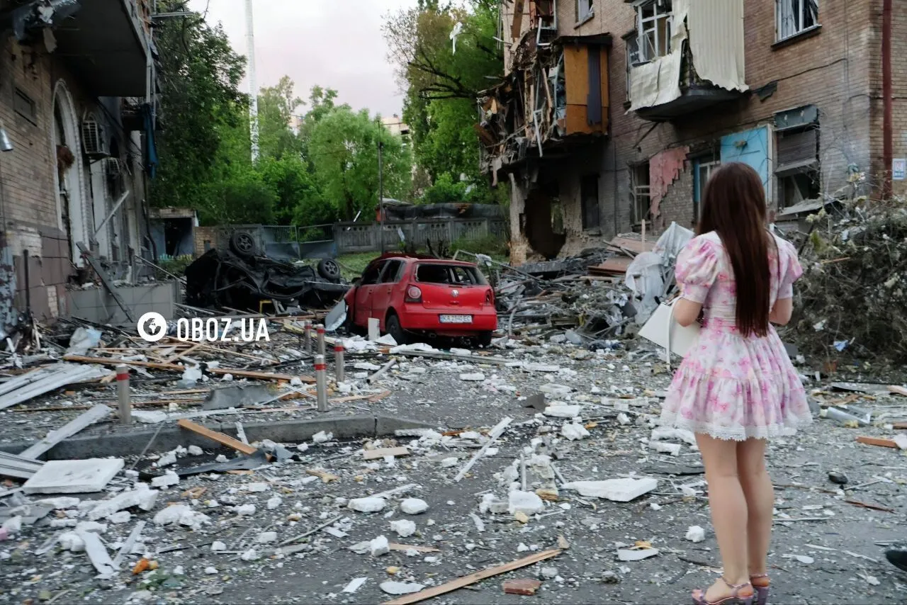 Київ у вогні і димі після нічної атаки РФ: є загиблий і десятки постраждалих