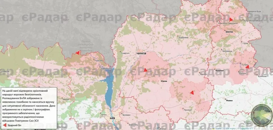 Россия использовала воздушное пространство Беларуси во время массированной атаки на Украину в ночь на 24 мая – медиа