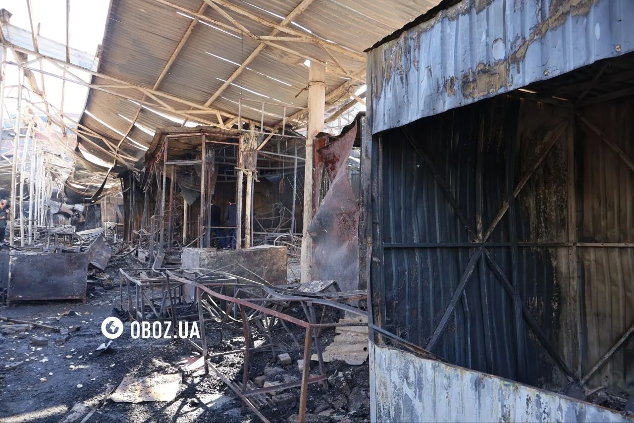 Попелище та знищені будівлі: який вигляд має столична Лук’янівка після російського обстрілу. Фоторепортаж