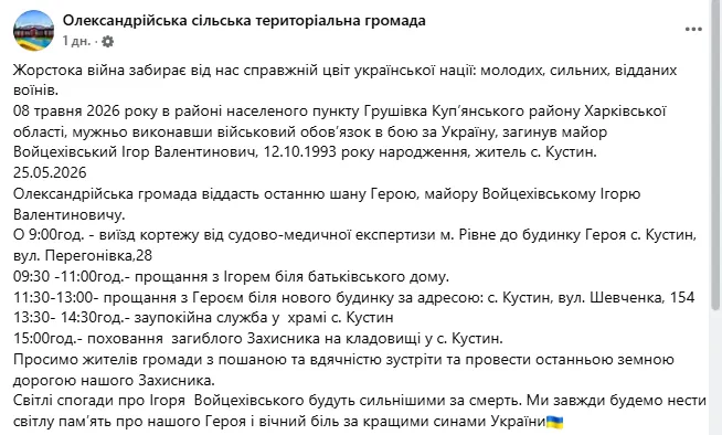 Невосполнимая потеря: на войне погибли двое Героев с Ривненщины. Фото