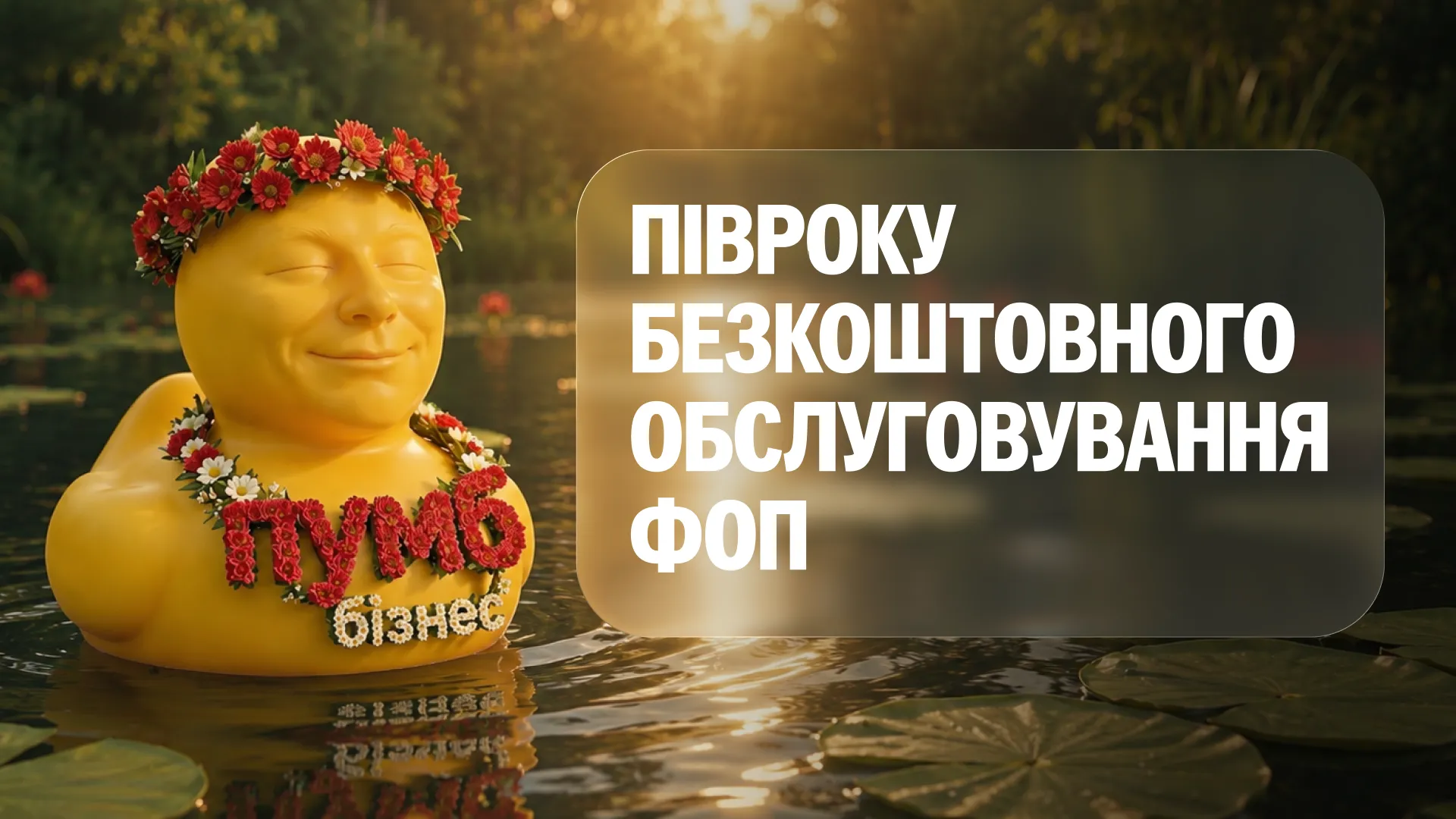 Півроку безкоштовного обслуговування ФОП