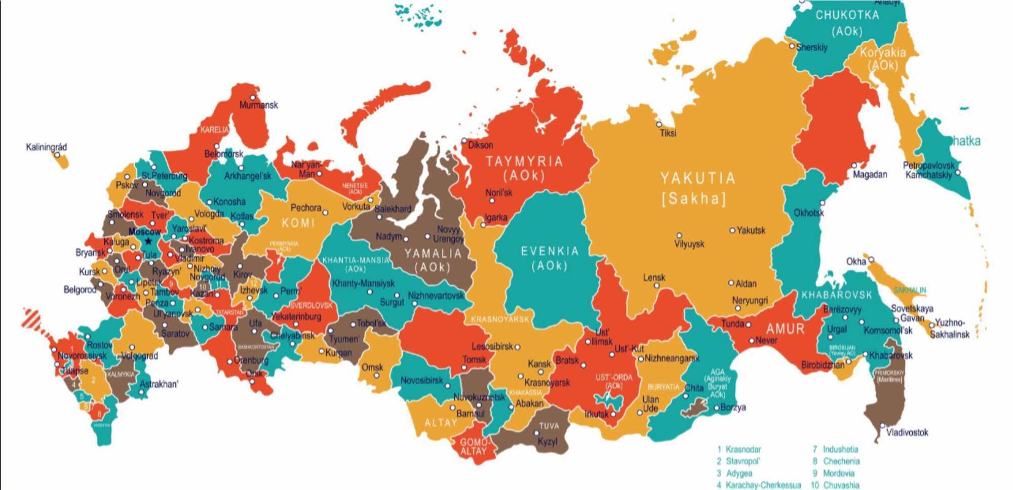 В 2019 году экономисты СО РАН рассчитали гипотетический сценарий распада единого экономического пространства РФ на автономные образования по границам федеральных округов.
