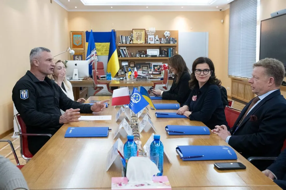 Кличко зустрівся у Києві із пані мер Гданська Дулькевич: про що говорили