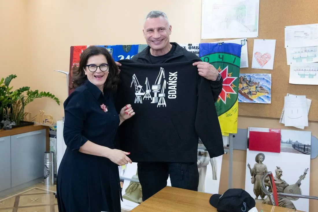 Кличко зустрівся у Києві із пані мер Гданська Дулькевич: про що говорили