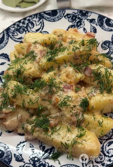 Как вкусно приготовить картофель на обед: рецепт с беконом и сливками