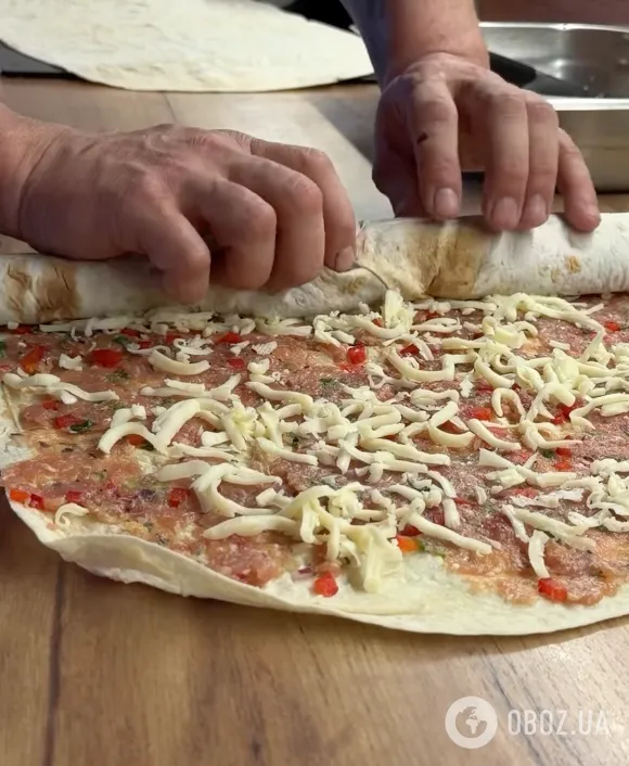 Шашлык в лаваше для перекуса: рецепт очень вкусного и сытного блюда